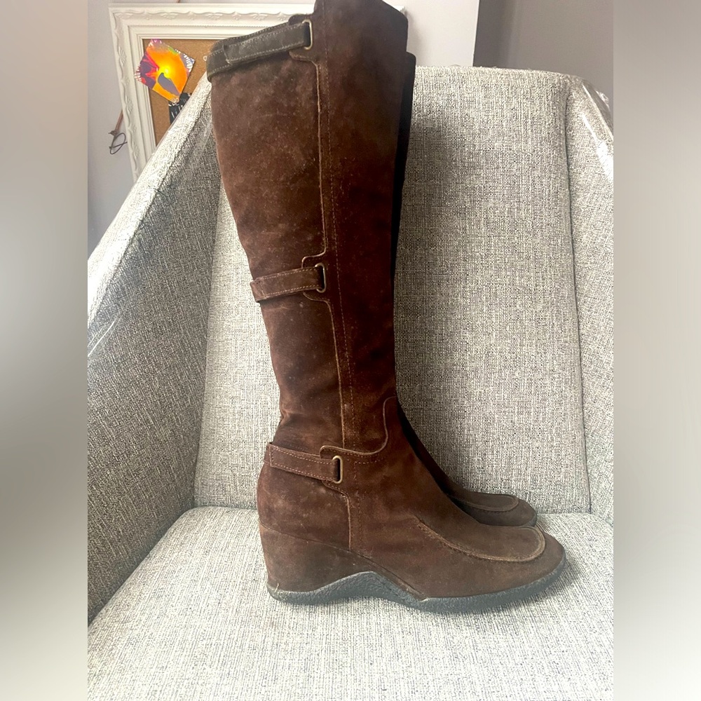 Aquatalia Brown Heeled Boots